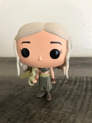 Funko Pop! Game Of Thrones DAENERYS TARGARYEN #03 VISERION GOLD DRAGON Loose