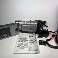 JVC GR-SXM330U Compact Video VHS Camcorder S-VHS, VHS-C w/ Charger - Tested  