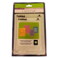 Cuttlebug Cricut Companions Preserves Embossing Folders Set Plastic