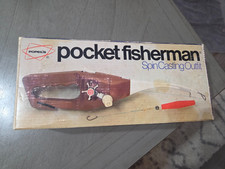 Vintage Popeil Pocket Fisherman Spin Casting Outfit Set 1972 Original Box