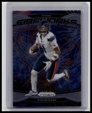 2024 Panini Prizm #9 Stefon Diggs Fireworks