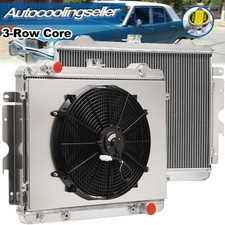 3row Radiator Shroud Fan Fit 1974-1976 Dodge Dart Plymouth Duster Valiant 499