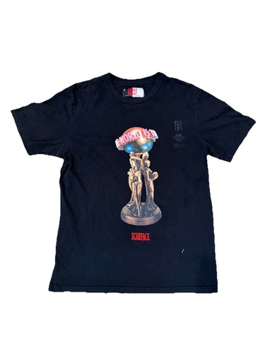 Scarface Shoe Palace Tee L Embroidered “Scarface” Movie Shirt The World Is Yours