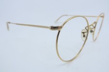 Montatura occhiali da vista vintage anni 50 riempita oro Algha 14KT made in England 150mm
