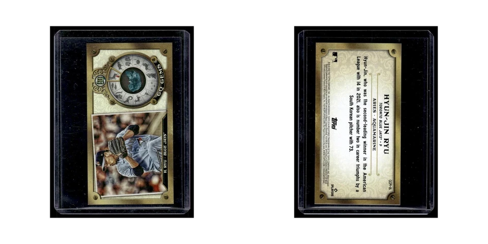 Hyun-Jin Ryu 2022 Topps Gypsy Queen GQ Gems #GGM16 Toronto Blue Jays NM - Image 3 of 3
