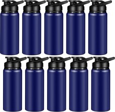  Water Bottle Bulk 20 oz Aluminum Reusable Bottles Lightweight Snap Lid Water 