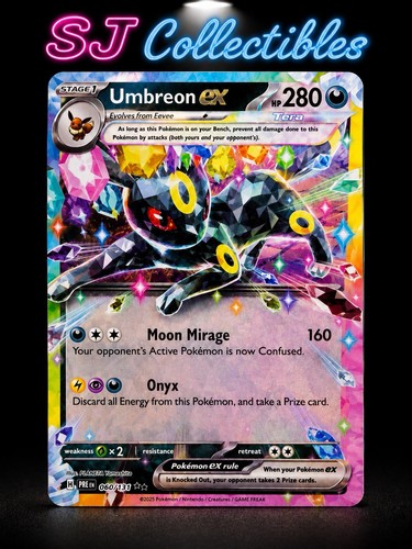 Umbreon ex - Prismatic Evolutions #60 Price & Value ($8.19