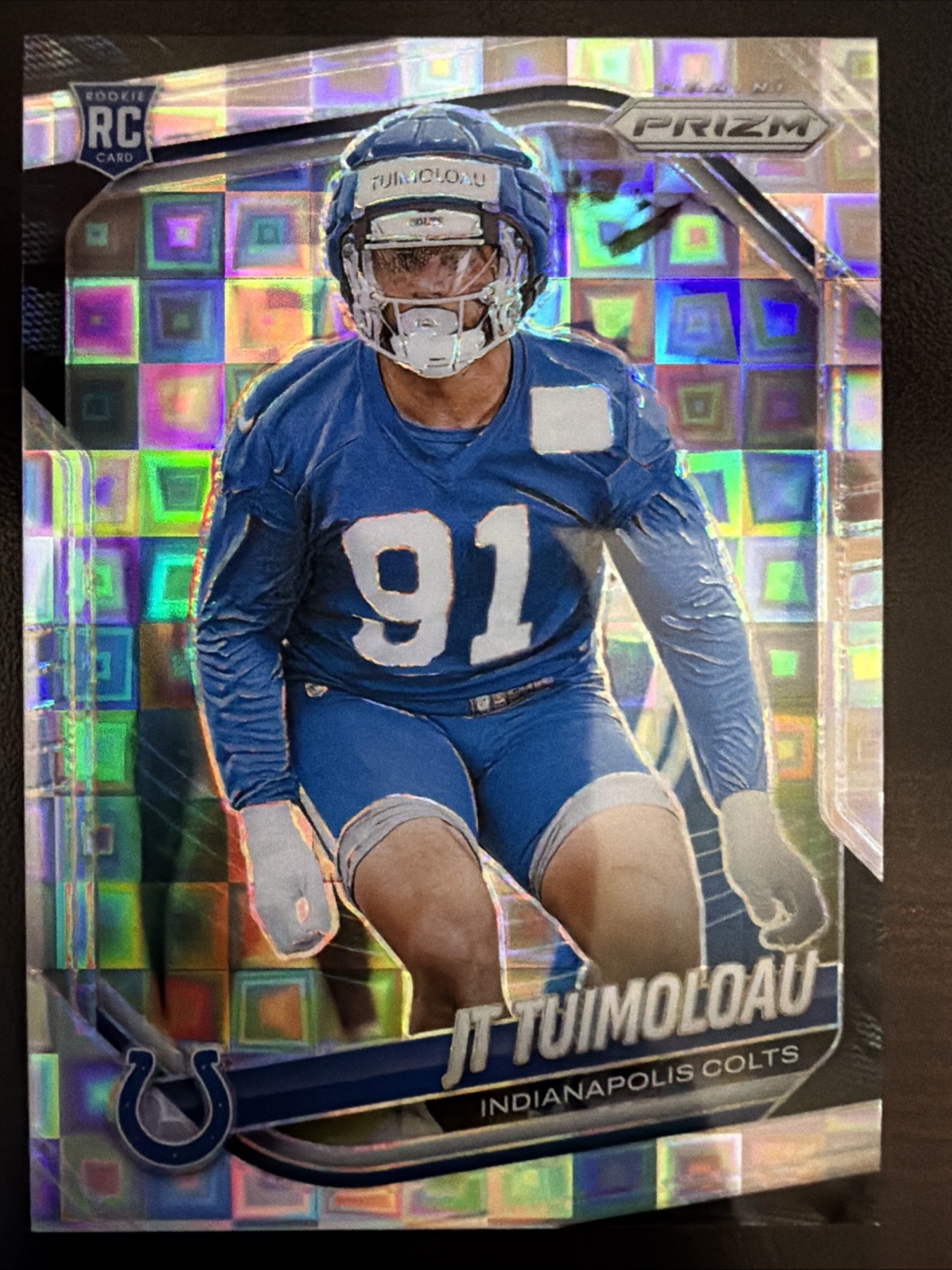 JT Tuimoloau 2025 Panini Prizm Pandora /400 Card #324 Colts Rookie