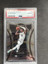 2019 Panini Select Ja Morant Premier Level Rookie RC #120 Grizzlies PSA 10