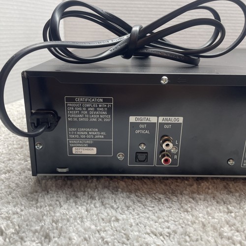 Sony CDP-CE500 5 Disc Changer USB Recorder CD Player Tested No Remote - Picture 6 of 8