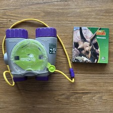 Fisher Price View Master 3D and Binoculars W/ 3 Dinosaur Reels National Wildlife