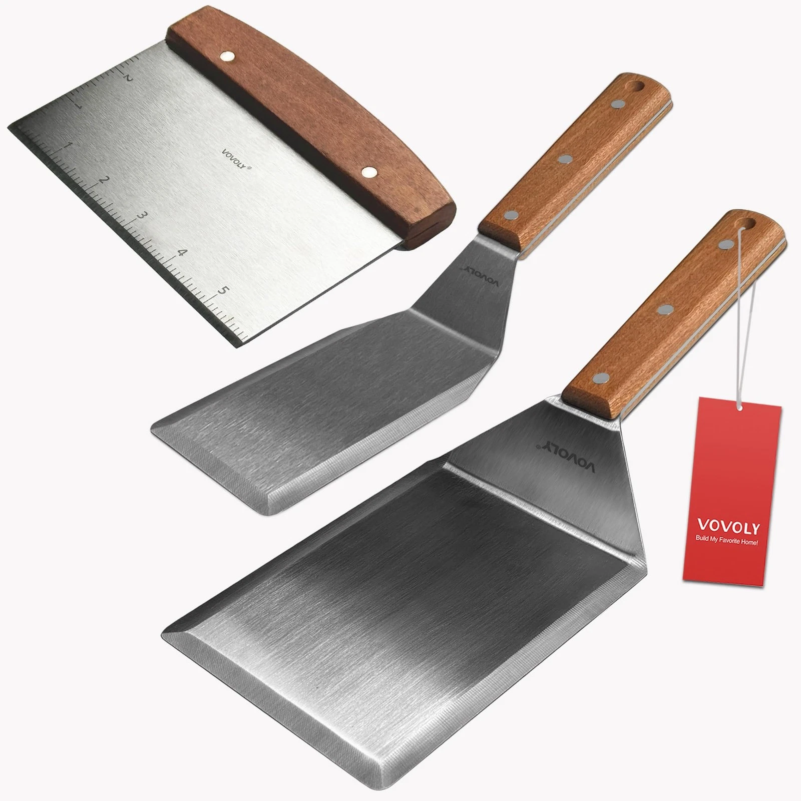 Stainless Steel Metal Spatula Set For Griddle, Grill Spatula Scraper for BBQ/...
Opens in a new wind