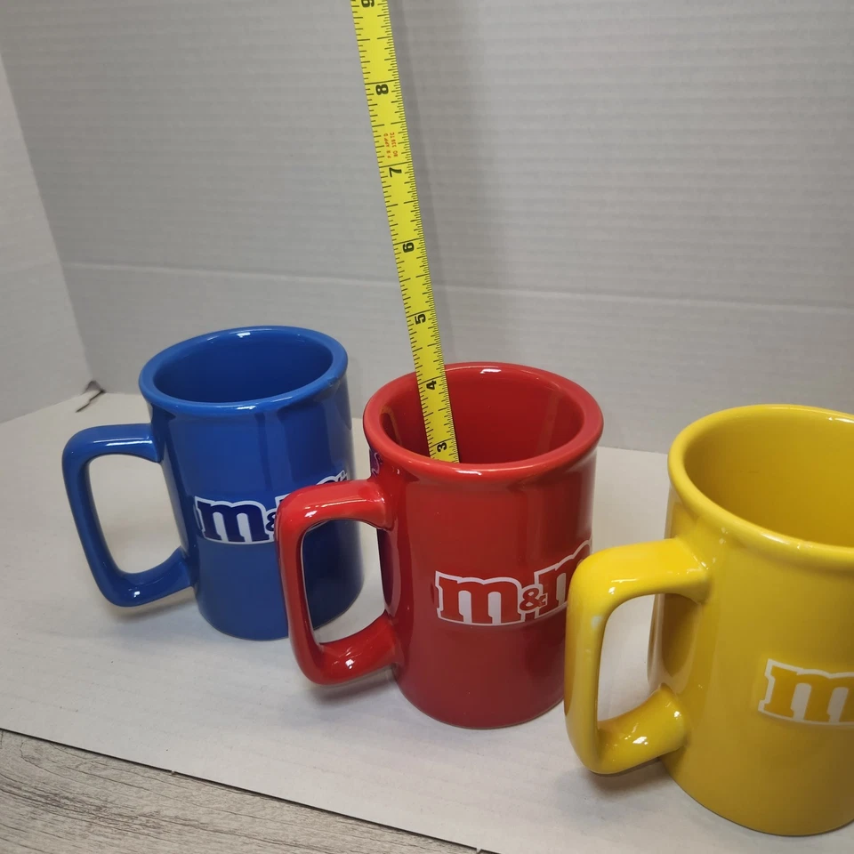 Tazas de café con licencia oficial Eminem Products de 2011 azul, rojo y amarillo Foto 4 de 4