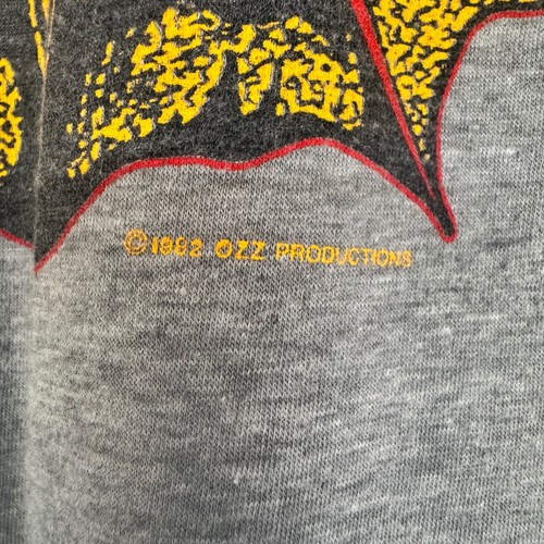 Ozzy Osbourne Vintage Diary Of A Madman 1982 Tour Raglan T Shirt Mens L XL - Picture 5 of 11