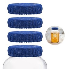 Fermentaholics Breathable Gallon Jar Cloth Covers for Fermentation – Blue 4 pack