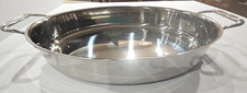 New All-Clad Metalcrafters 15" Oval Baker Pan Stainless Steel 5.5Qt 5L