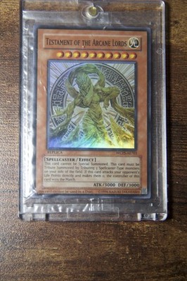 Yu-Gi-Oh Testament of the Arcane Lords WCPS-AE703 Super Rare Englisch (Sealed).