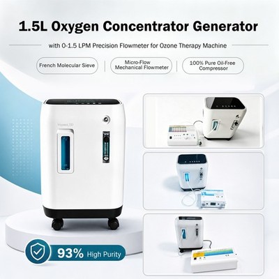 93% Oxygen Source for Ozone Therapy Machine Concentrador de Oxígeno Salon Lab 1L