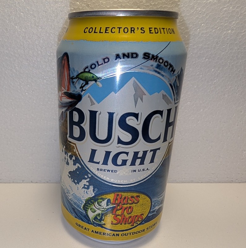 Busch Light Bass Pro Shops Can 12 oz beer can 2026 Anheuser-Busch Co. - EMPTY