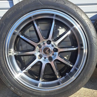 JDM 18-inch tire set with 4 books 5ZIGEN FIREBALL RR No Tires | eBay
