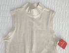 NWT! SPANX "Suit Yourself" Size S Ribbed Mock Neck Sleeveless Bodysuit Parchment — photo 4