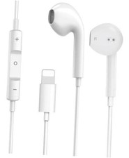 1Pack Wired Earbuds for iPhone Headphones Ear Phones, Half in Ear Headsets