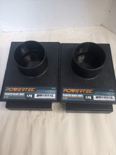 POWERTEC 70133 2-1/2-Inch Blast Gate for Dust Collector/Vacuum Fittings Lot Of 2