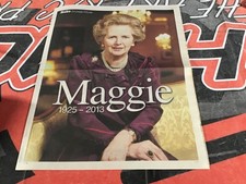 THE SUN NEWSPAPER SUPPLEMENT 9 APR 2013 . MARGARET THATCHER DEAD TRIBUTE