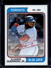2023 Topps Heritage Vladimir Guerrero Jr. Real One Auto Special Red Ink #/74