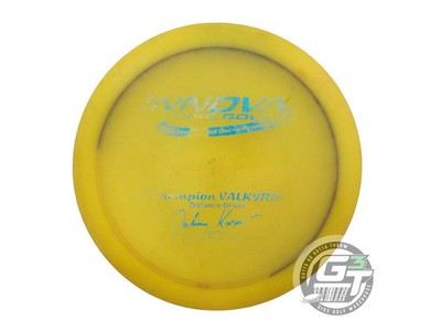 USED Innova [KORVER] Champion Valkyrie 166g Marigold Blue Foil Driver Golf Disc