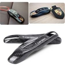 Key Shell Remote Car Keyless Smart Key Cover case Fit Porsche Carbon Fiber