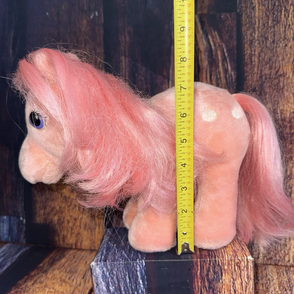 Vintage 1985 My Little Pony G1 Softies Cotton Candy Pink Plush Stuffed Toy READ - Image 2 of 4
