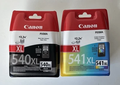 Cartouche Encre Canon 540 xl 541 Xl - Pack 4 Couleurs - Imagen 1 de 2