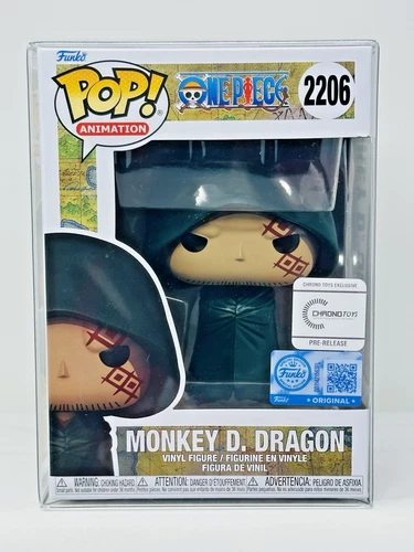 Funko Pop! One Piece: Monkey D. Dragon #2206 Chrono Toys PRE-RELEASE Sticker