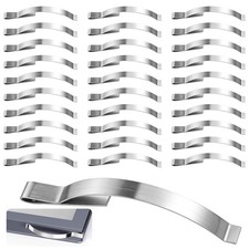 30 Pcs Window Screen Tension Spring Clips, Stainless Steel Silver
