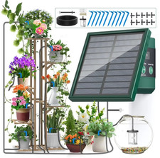 Kit Irrigation Solaire Goutte à Goutte Automatique Jardin Balcon
