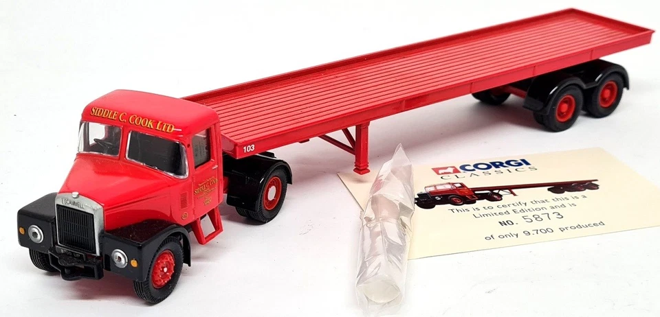 Corgi 1/50 - Scammell Highwayman 33ft Trailer Set Diecast Model Truck - Image 4 of 4