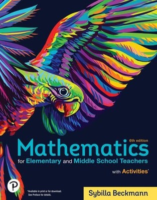 Activities Manual Mathematics for Elementary and Middle School Teachers 6th ...