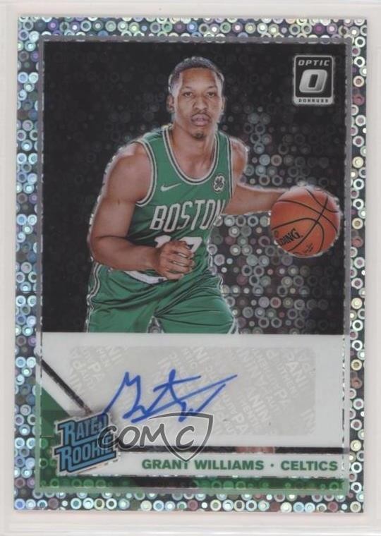 2019-20 Donruss Optic Fast Break Prizm Signatures Grant Williams Rookie Auto RC