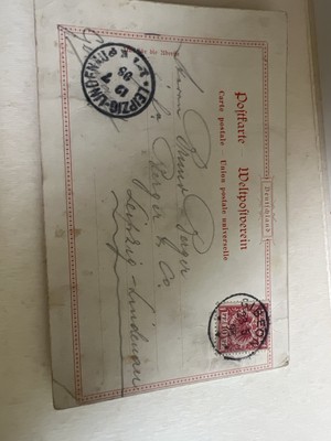 1898 Gruss aus Deutsch-Südwestafrika Postcard Windhoek to Germany