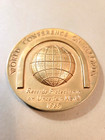 1969 WORLD CONFERENCE ON RECORDS Salt Lake City Commemorative Medallion Medal — photo 4