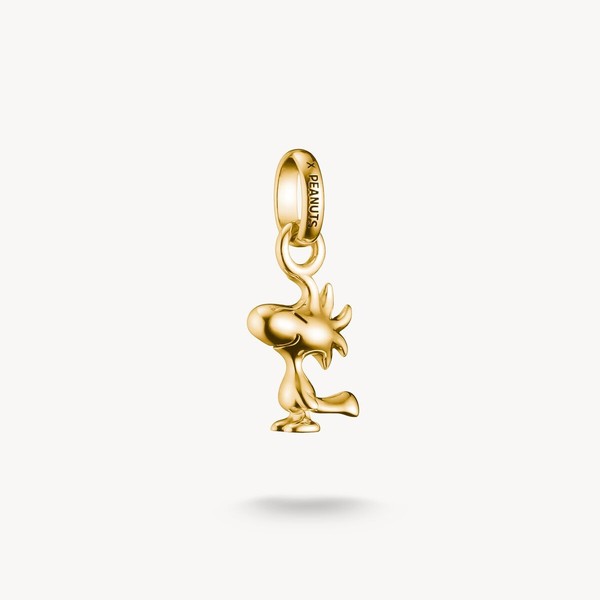 Thomas Sabo Charm AnhäNger Peanuts Woodstock 925 Silber Vergoldet CC1303-413-39-image