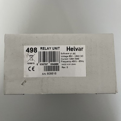 498 HELVAR RELAISEINHEIT 498 NEU