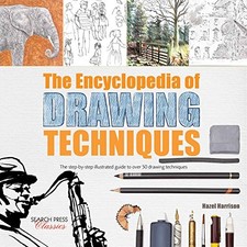 ENCYCLOPEDIA OF DRAWING TECHNIQUES, THE: THE STEP-BY-STEP By Hazel Harrison NEW