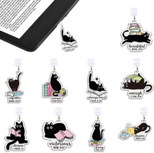 Dust Plug Charm for Kindle - 9 Pack Dust Plug Compatible with Type C/USB C Charg