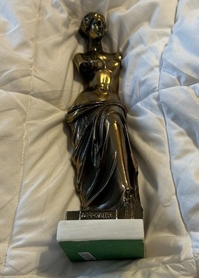 Vintage Aphrodite Bronze Marble Statue