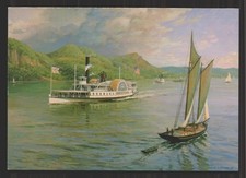 Nyack Line Chrystenah National Maritime Historical Society Postcard Vtg