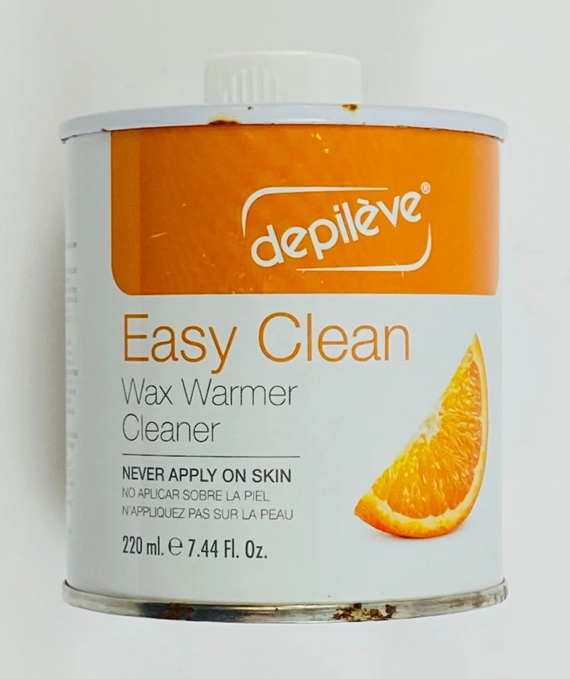 Depileve Easy Clean Calentador de Cera Cítrica Limpiador 7.44 OZ Juego de 2 Foto 3 de 4