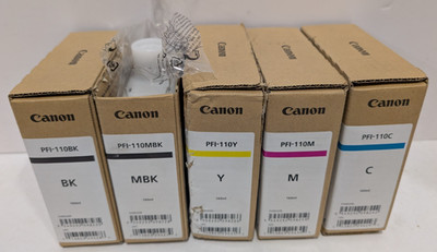 Canon Genuine PFI-310Y PFI-310M PFI-310C PFI-310BK PFI-310MBK - EXP. 2022