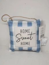 True Living Home Sweet Home Refined Rustic Hanging Door Accent Pillow 5.5"X 5.5"